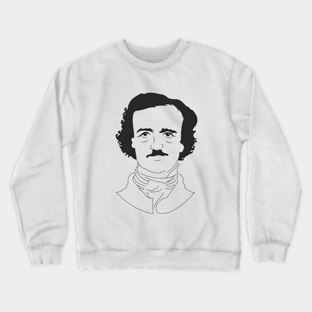 Edgar Allan Poe - Literature Crewneck Sweatshirt by fernandaffp